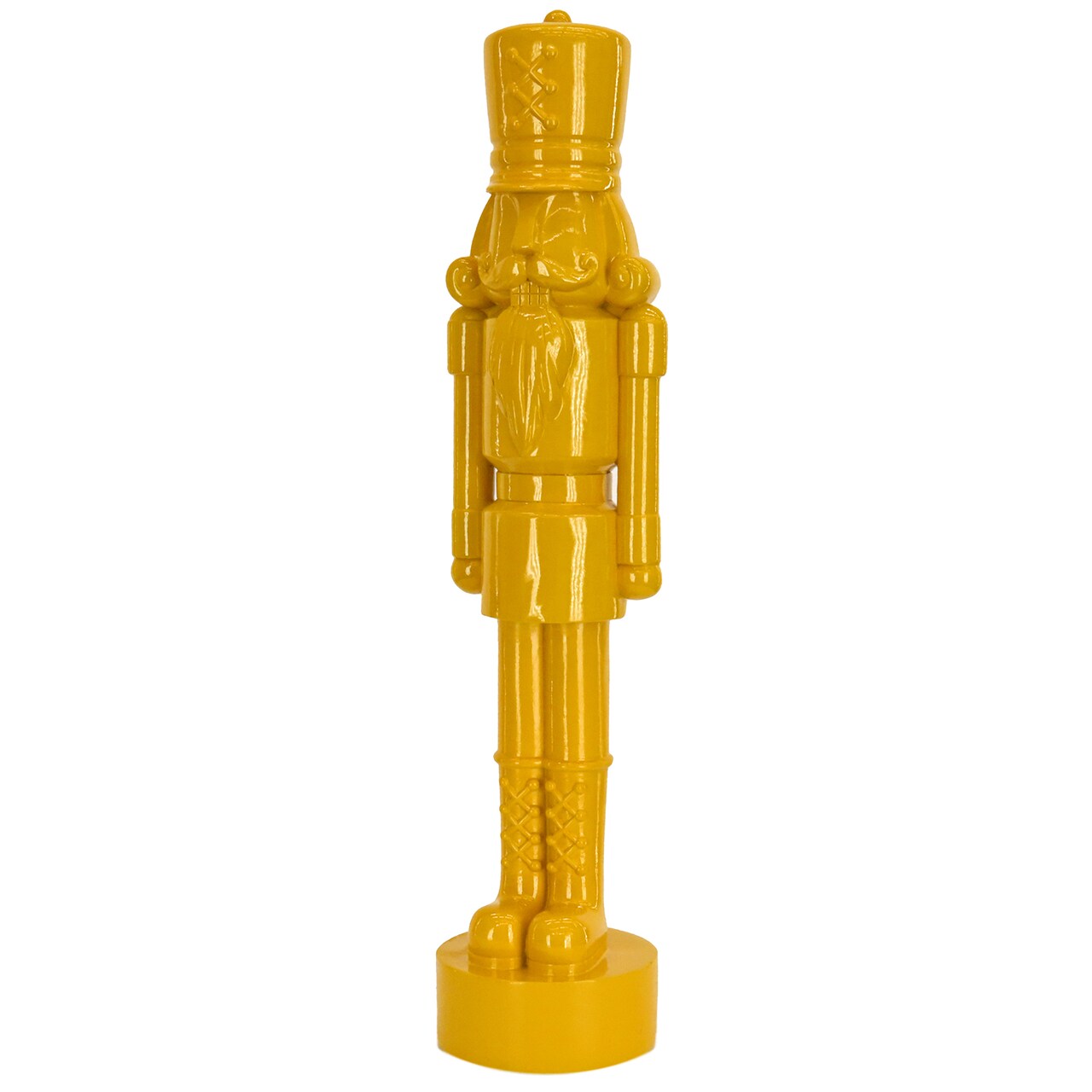 HGTV Home Collection by National Tree Company Christmas Decoration,Yellow, Nutcracker, 24 Inch